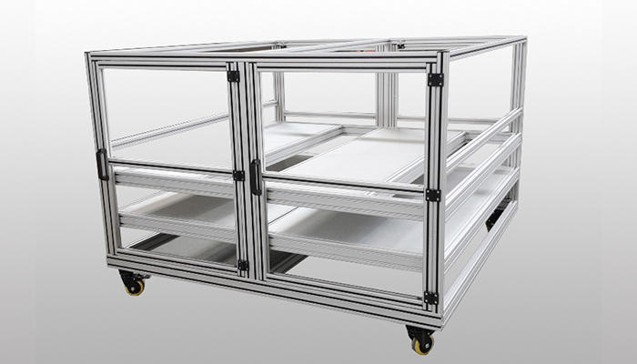 Introdução à produção de quadros de perfil de alumínio industrial